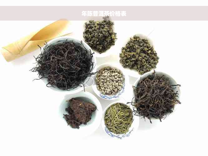 年陈普洱茶价格表