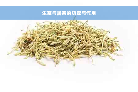 生茶与熟茶的功效与作用