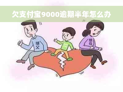 欠支付宝9000逾期半年怎么办