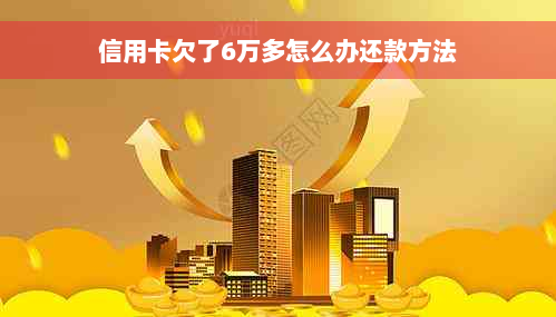 信用卡欠了6万多怎么办还款方法