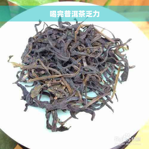 喝完普洱茶乏力