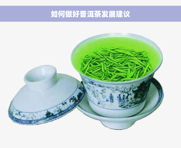 如何做好普洱茶发展建议