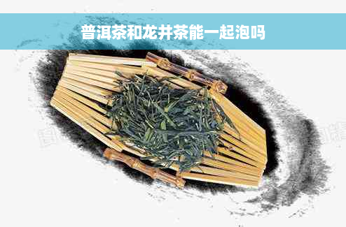 普洱茶和龙井茶能一起泡吗