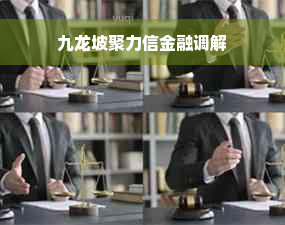 九龙坡聚力信金融调解