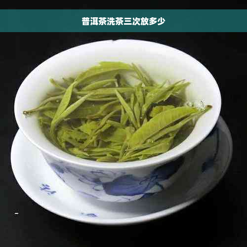 普洱茶洗茶三次放多少