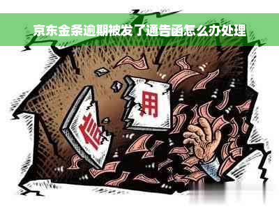 京东金条逾期被发了通告函怎么办处理