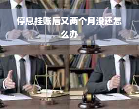 停息挂账后又两个月没还怎么办