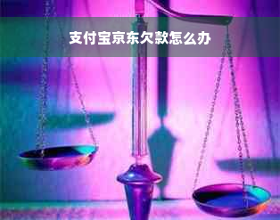 支付宝京东欠款怎么办