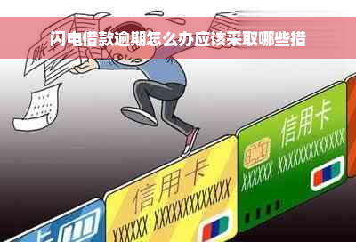 闪电借款逾期怎么办应该采取哪些措