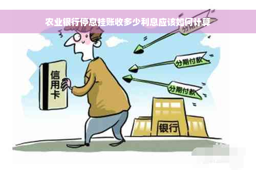 农业银行停息挂账收多少利息应该如何计算