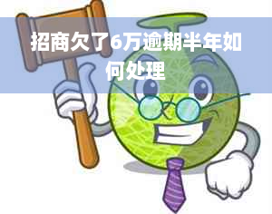 招商欠了6万逾期半年如何处理