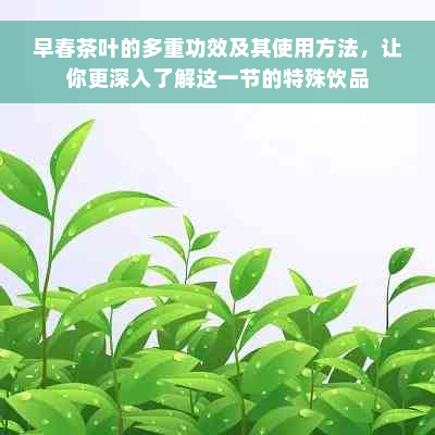 早春茶叶的多重功效及其使用方法，让你更深入了解这一节的特殊饮品