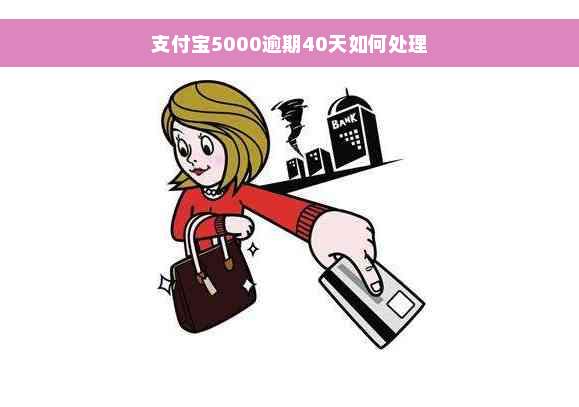 支付宝5000逾期40天如何处理