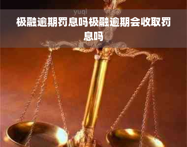 极融逾期罚息吗极融逾期会收取罚息吗