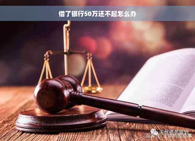 借了银行50万还不起怎么办