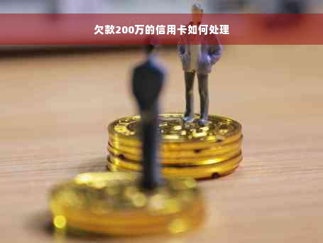 欠款200万的信用卡如何处理