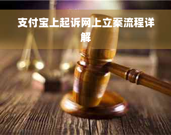 支付宝上起诉网上立案流程详解