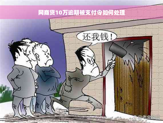 网商贷10万逾期被支付令如何处理