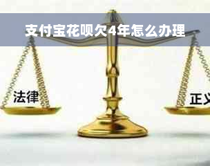 支付宝花呗欠4年怎么办理