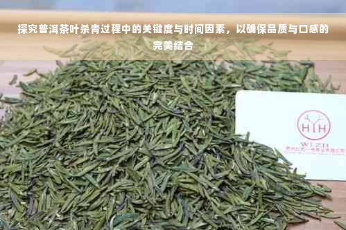 探究普洱茶叶杀青过程中的关键度与时间因素，以确保品质与口感的完美结合