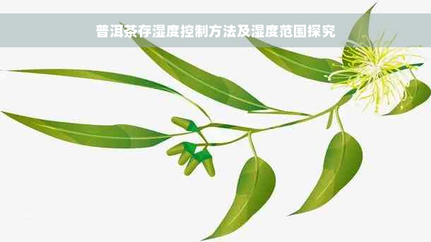 普洱茶存湿度控制方法及湿度范围探究