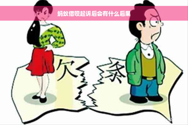 蚂蚁借呗起诉后会有什么后果