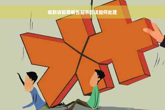 收到诉前调解告知书后该如何处理