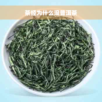 茶经为什么没普洱茶