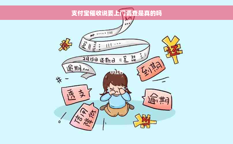 支付宝催收说要上门调查是真的吗