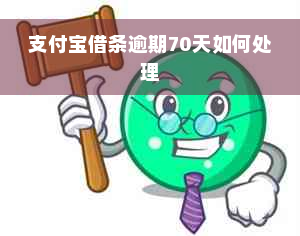 支付宝借条逾期70天如何处理