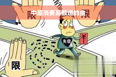 中原消费高额违约金