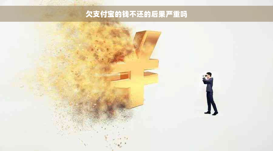 欠支付宝的钱不还的后果严重吗