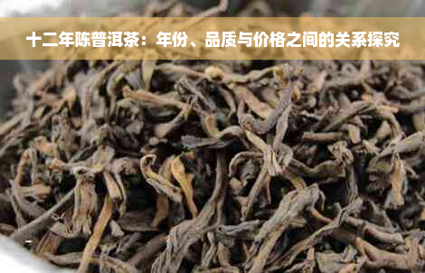 十二年陈普洱茶：年份、品质与价格之间的关系探究