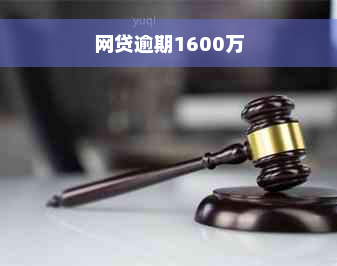 网贷逾期1600万