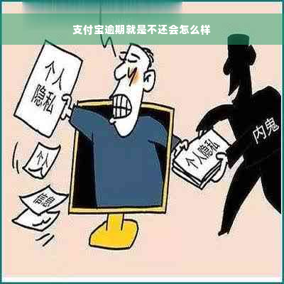 支付宝逾期就是不还会怎么样