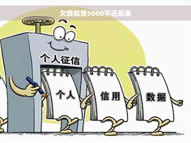 欠微粒贷5000不还后果