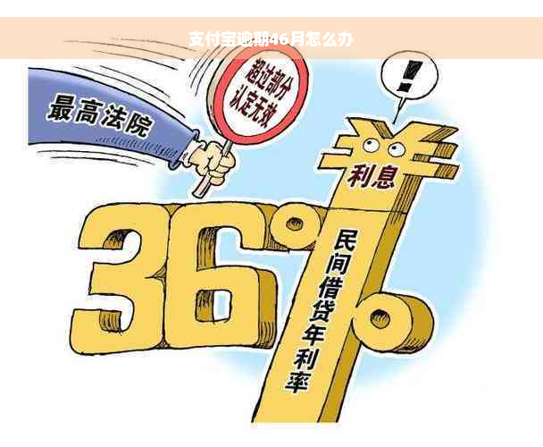 支付宝逾期46月怎么办