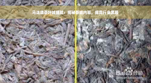 马连道茶叶城猫腻：揭秘茶城内幕，揭露行业黑幕