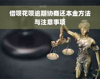 借呗花呗逾期协商还本金方法与注意事项