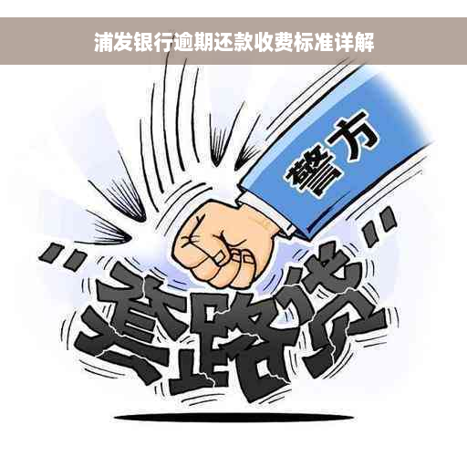 浦发银行逾期还款收费标准详解