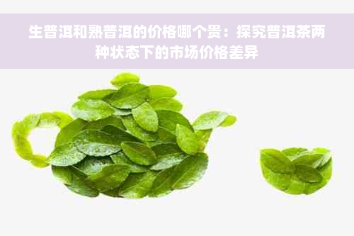 生普洱和熟普洱的价格哪个贵：探究普洱茶两种状态下的市场价格差异