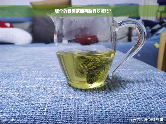 哪个的普洱茶能帮助有效减肥？